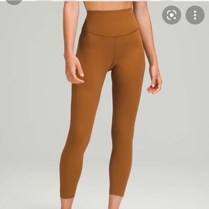 Lululemon copper brown leggings